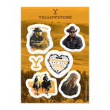 Yellowstone Rip & Beth Sticker Sheet