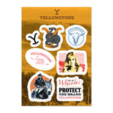 Yellowstone Rip Wheeler and Beth Dutton Sticker Sheet