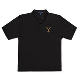 Yellowstone Logo Embroidered Unisex Polo Shirt