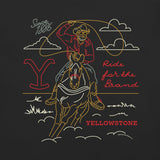 Yellowstone Ride For The Brand Outline T-Shirt