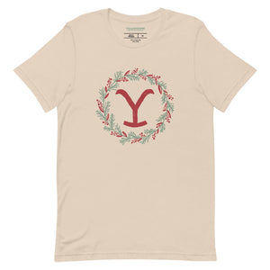 Yellowstone Holiday Wreath Unisex T-Shirt