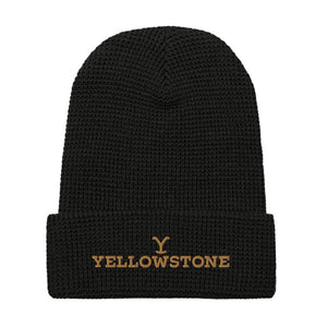 Yellowstone Embroidered Logo Waffle Beanie