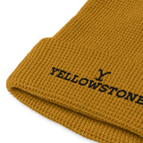 Yellowstone Embroidered Logo Waffle Beanie