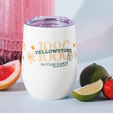 Yellowstone Floral 1886 Stainless Steel Wine Tumbler